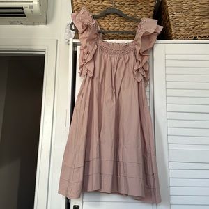 Unsubscribed Pink Ruffle Dress